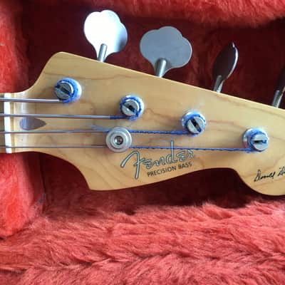 Fender Precision Duck Dunn Signature Bass 1998 Candy Apple Red image 1