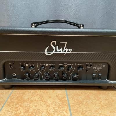 Suhr PT15IR Pete Thorn Signature 3-Channel 15-Watt Guitar Amp Head 2019 - Present - Black image 4