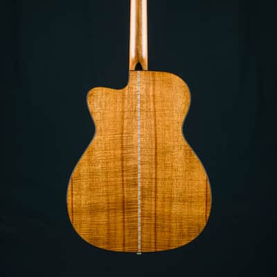 Martin M 0000 Cutaway Custom Premium Flamed Koa and Sinker Redwood NEW image 3