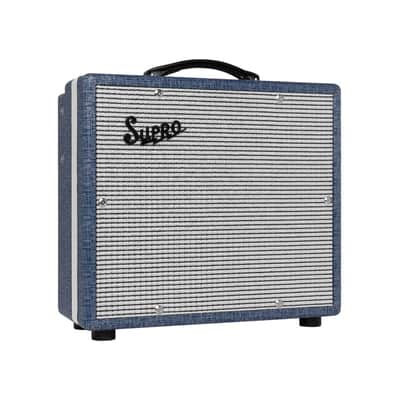 Supro Montauk 15-Watt 1x10 Combo Amp - Blue Rhino (1608R) | Musician Madness image 4