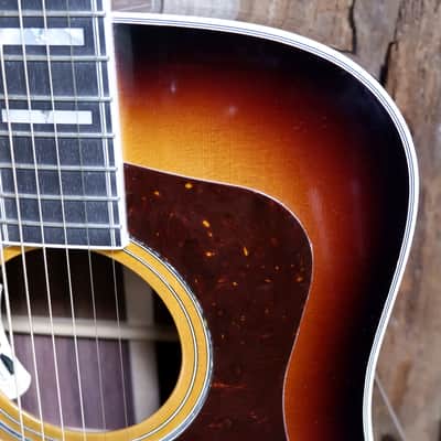 Guild USA D-55E Dreadnought - Antique Burst w/ Humidified Hard Case NAMM Display Guitar image 8