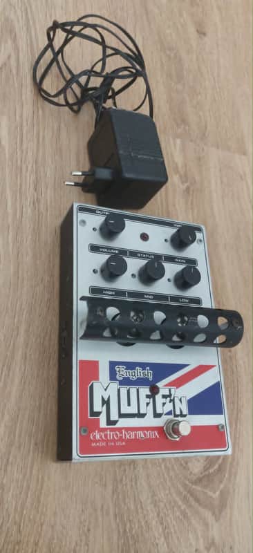 Electro-Harmonix English Muff'N Tube Distortion / Preamp 2005 - 2021 - Silver / Red / Blue image 1