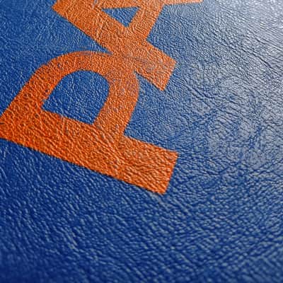 Paiste Vintage flying cymbals case 20" 80s - Blue 🔵 & Orange 🧡 image 9