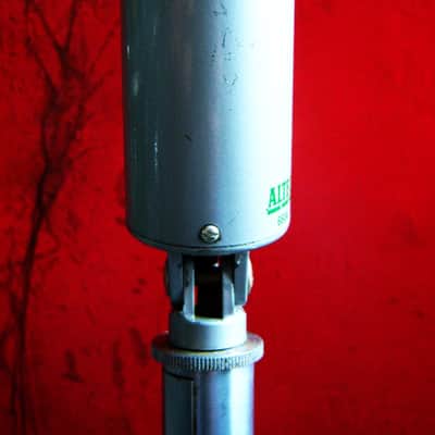 Vintage 1960's Altec 660A dynamic microphone "Salt Shaker" w period stand & cable Hi Z 632C 633A image 12