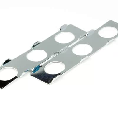 Hipshot UMP Plate Set for 6 Inline Open Gear Tuners - Chrome
