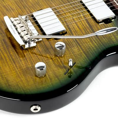 Ernie Ball Music Man Luke 4 HH Gator Burst Flame with Mono Case image 4