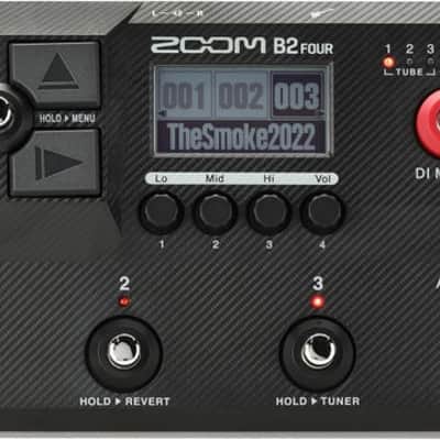 Zoom B2 Four Bass Multi-effects Processor image 2