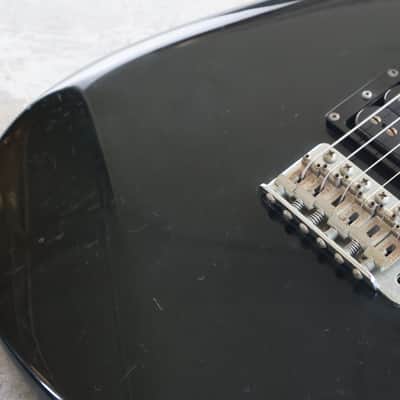 1985 Fender Squier ST-335 Contemporary Series Japan HH Stratocaster (Black) image 4