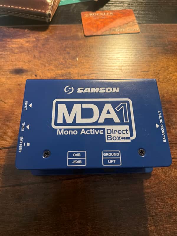 Samson MDA1 S-Max Series Mono Active Direct Box 2010s - Blue image 1