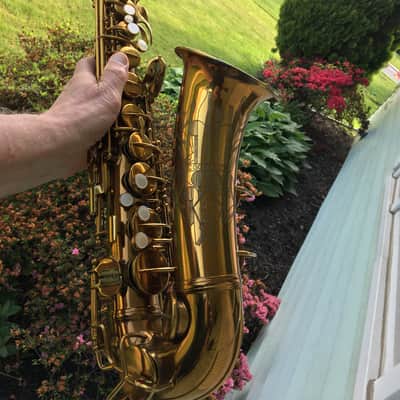 SUMMER DEAL CONN SAXOPHONE 6M VIII MATCHING VII NECK 1941 NAKED LADY ORIGNAL FINISH SWEET ORIGINAL CASE RECENTLY SERVICED DID NOT NEED ANYTHING PLAY TESTED image 19