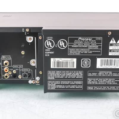 Pioneer DVL-919 DVD / LD Player; Remote; Laserdisc; Black image 5