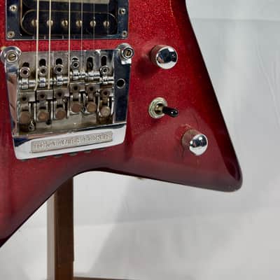 Tokai Super Edition FSD-65 *Five Star* Explorer MIJ Japan 1980s - Red Sparkle image 7