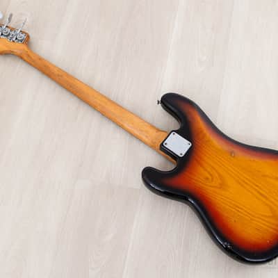 1978 Fender Precision Bass Sunburst Vintage Bass, 100% Original w/ Case image 12