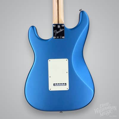 Fender American Performer Stratocaster with Maple Fretboard 2022, Satin Lake Placid Blue, 7.8 lbs image 6