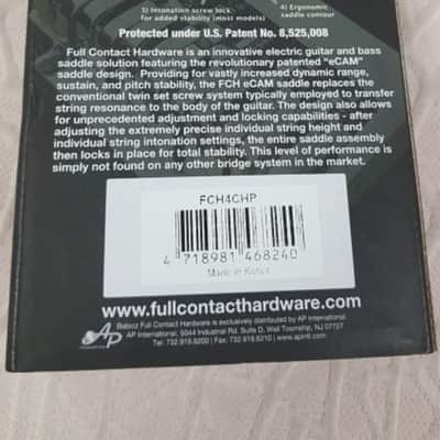 Babicz Full Contact Hardware FCH 4-String Bass Bridge String-Thru Chrome FCH4CH image 2