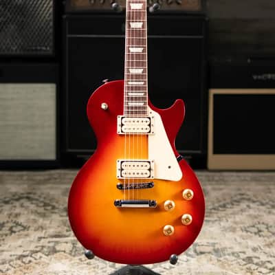 Gibson Les Paul Studio Double Trouble Electric Guitar - Cherry Sunburst with Gig Bag image 3
