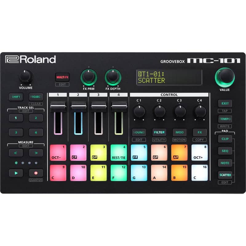 Roland MC-101 Groovebox Compact Music Production Workstation image 1