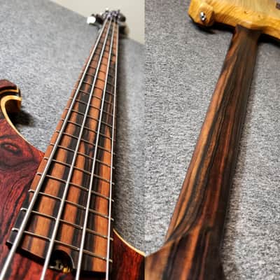 Barlow Guitars Falcon II 2019 Cocobolo / Macassar Ebony image 4