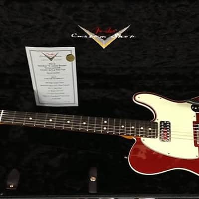 Fender Custom Shop Double TVJ Telecaster with B-5 Bigsby 9230100006 2013 Dakota Red image 9