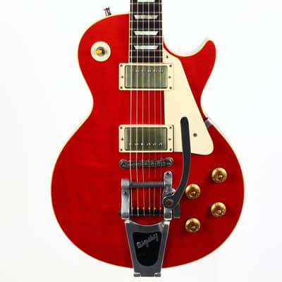 2005 Gibson Custom Shop 1957 Les Paul Standard '57 R7 Sweet Cherry Red w Factory Bigsby LUCY VIBES Eric Clapton George Harrison image 2