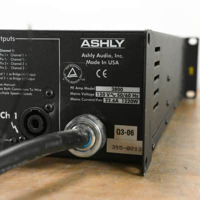 Ashly PE-3800 2-Channel Protea-Enabled 1900W Power Amplifier CG012G9 image 7