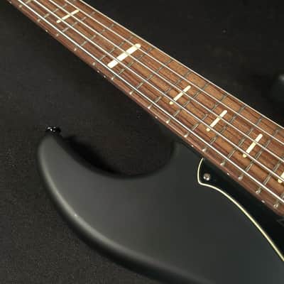 Yamaha BB735A Active 5 String Matte Black Bass w/bag image 14