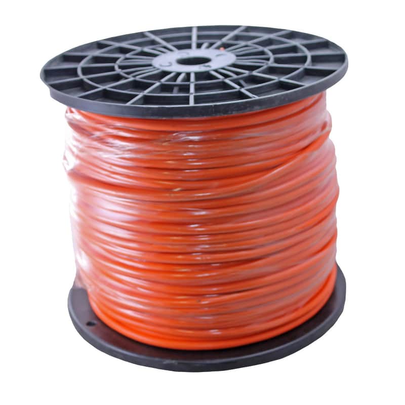 ORANGE 500ft foot 20ga gauge preamp shielded audio signal raw wire STEREO cable image 1