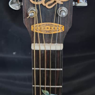 Blueberry Handmade Grand Concert Acoustic Guitar Tree of Life image 6