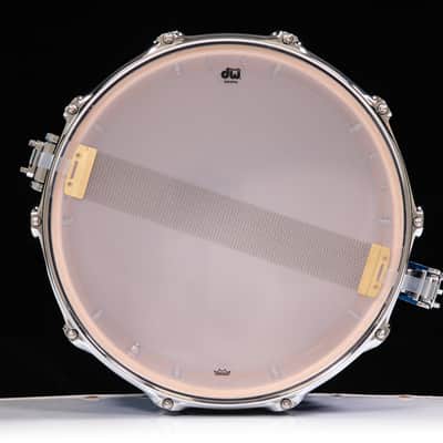 DW Collector's Series SSC Maple 7x14 Snare Drum - Diamond Nebula with Chrome Hardware image 6