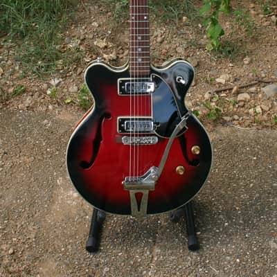 Univox Coily U1825 1960's Red Burst image 1