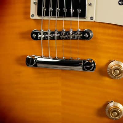 Epiphone 1959 Les Paul Standard Reissue Electric Guitar - Deep Cherry Sunburst with Hardshell Case image 12