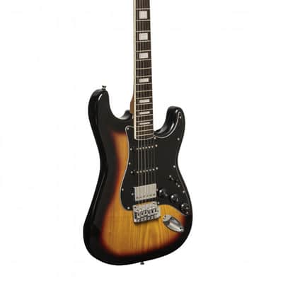 Stagg SES-60 SNB Vintage Series Solid Alder Body Bolt-on Roasted Maple Neck 6-String Electric Guitar image 2