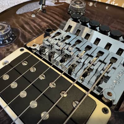 2023 PRS Custom 24 10 Top Floyd Rose - Purple Mist - Ebony Fretboard image 13