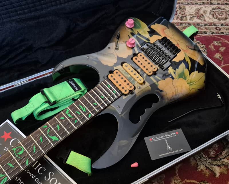 Ibanez JEM77-FP Steve Vai Signature  1998 - "Floral Print" ☆VIDEO☆ image 1