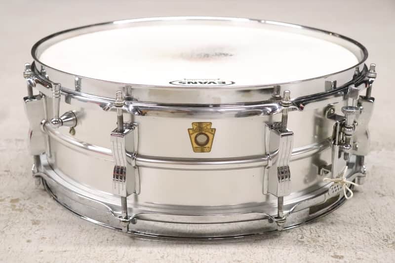 Ludwig Acrolite 5x14" 8-Lug Snare Drum W/ COB Hoops Vintage 1960's image 1