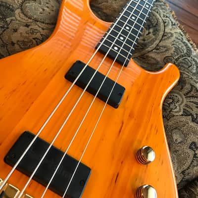 Dean Jeff Berlin Signature European Custom Natural Amber and Ebony Bartolini image 6