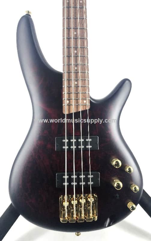 Ibanez Ibanez SR300EDXWZM 4 string Electric Bass -Wine Red Frozen Matte image 1