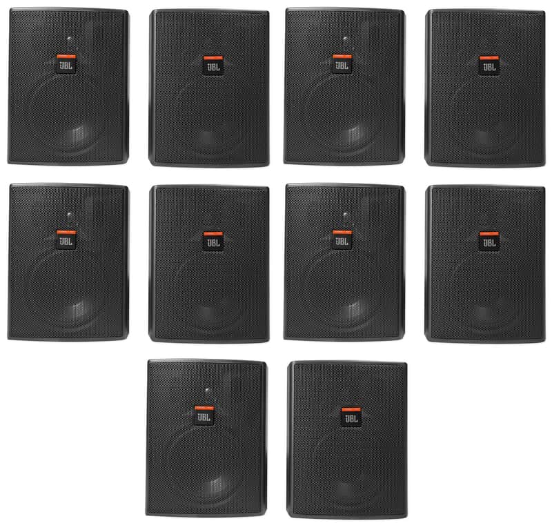 (10) JBL Pro CONTROL 25AV 5.25" 60 Watt 70v Indoor/Outdoor Commercial Speakers image 1