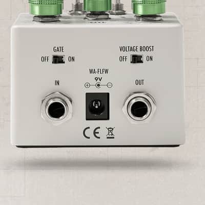 WARM AUDIO Fluff Drive White Amp-Driving Overdrive Pedal With Modded Mid Enhance, Low Boost, & High/Low Noise Gate ControlsRyan "Fluff" Bruce's Limited-Edition Signature Screaming Overdrive Dialed In For Metal & High-Gain Guitar NEW - WHITE image 2