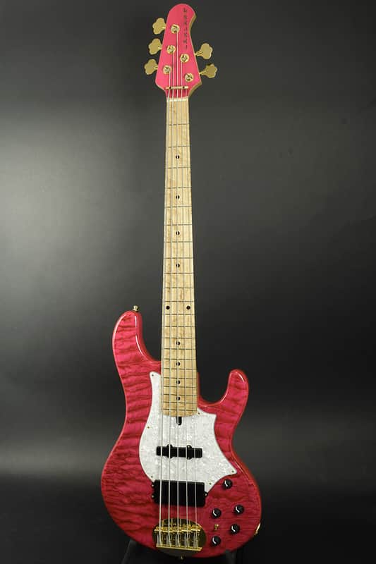 Lakland USA 55-69 Tetsuya Translucent Pink | Reverb