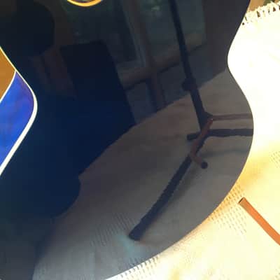 Takamine EG540C 6 string acoustic electric guitar Blue image 4