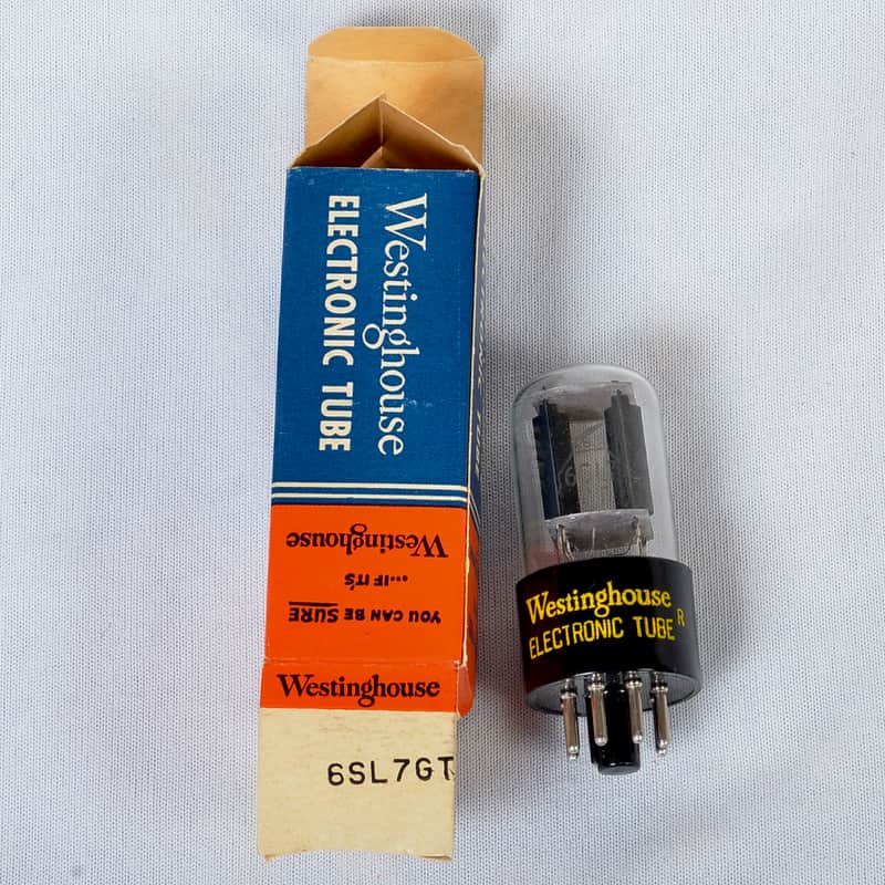 NOS Westinghouse 6SL7GT Vacuum Tube – Tests Like New – Very Strong – USA Made image 1