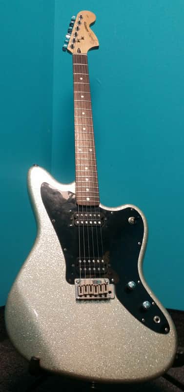 Squier  Jagmaster 2000 Silver Sparkle image 1