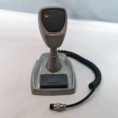 Vintage Motorola TU532A Desk Microphone w/ Stand image 2