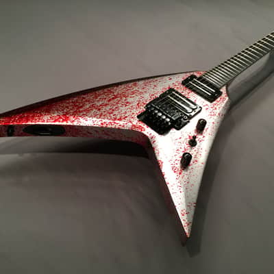 Washburn  USA Custom  Shop WV540 Chrome Murder Weapon V - Owned by Scott Ian of Anthrax image 1