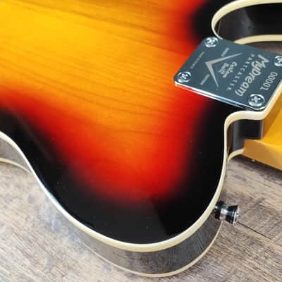 MyDream Stratocaster Custom Built - Sunburst Thinline Charlie Christian Freeway image 10