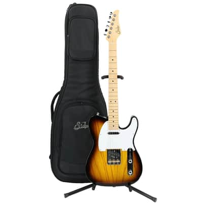 Suhr Classic T Guitar w/ Swamp Ash Body and Maple Fingerboard - 2 Tone Tobacco Sunburst image 7