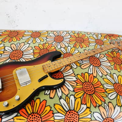 1958 Fender Precision Bass (P-Bass) - Sunburst Bild 3