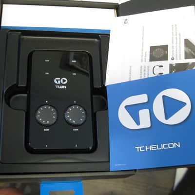 TC Helicon GO TWIN Portable USB Audio / MIDI Interface 2020 - Present - Black image 2