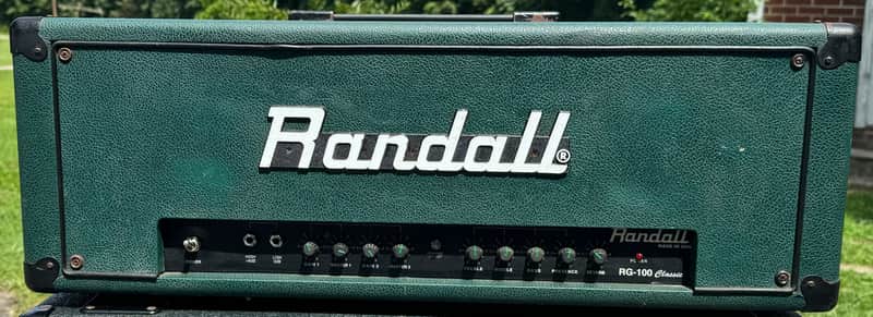Randall RG-100 Classic 2-Channel 100 Watt Solid State Guitar Amp Head Dimebag Darrell Pantera Vintage Dime Green RG100 image 1